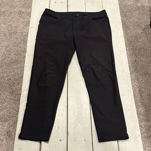 Lululemon ABC Slim-Fit Pant 32" *Warpstreme Black sz 36 Excellent!